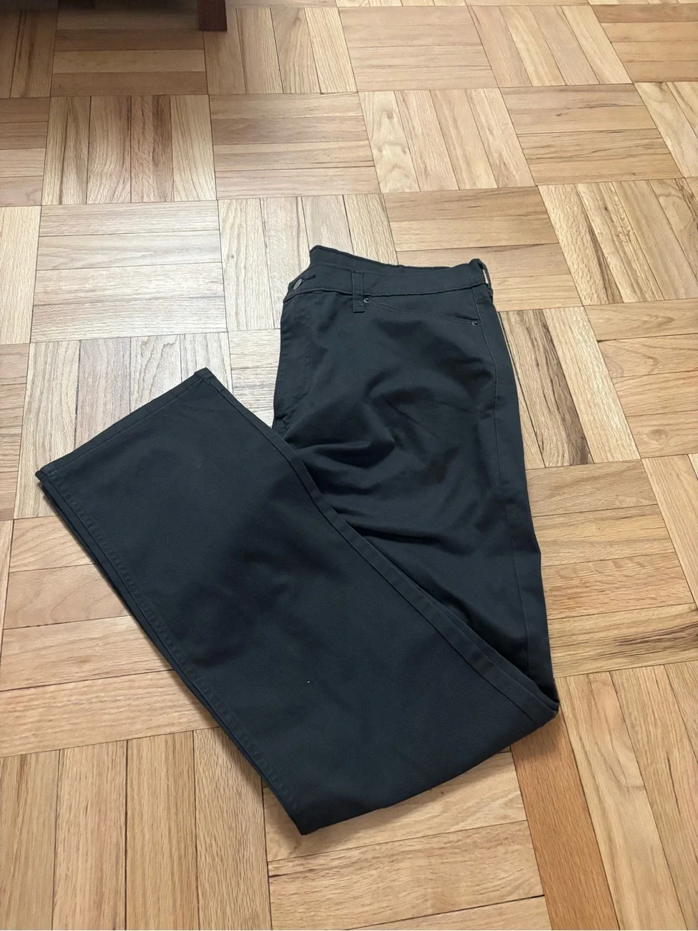 Men's Levi Strauss & Co 513 Size 38 x 32 Chino Dark Gray/ Black